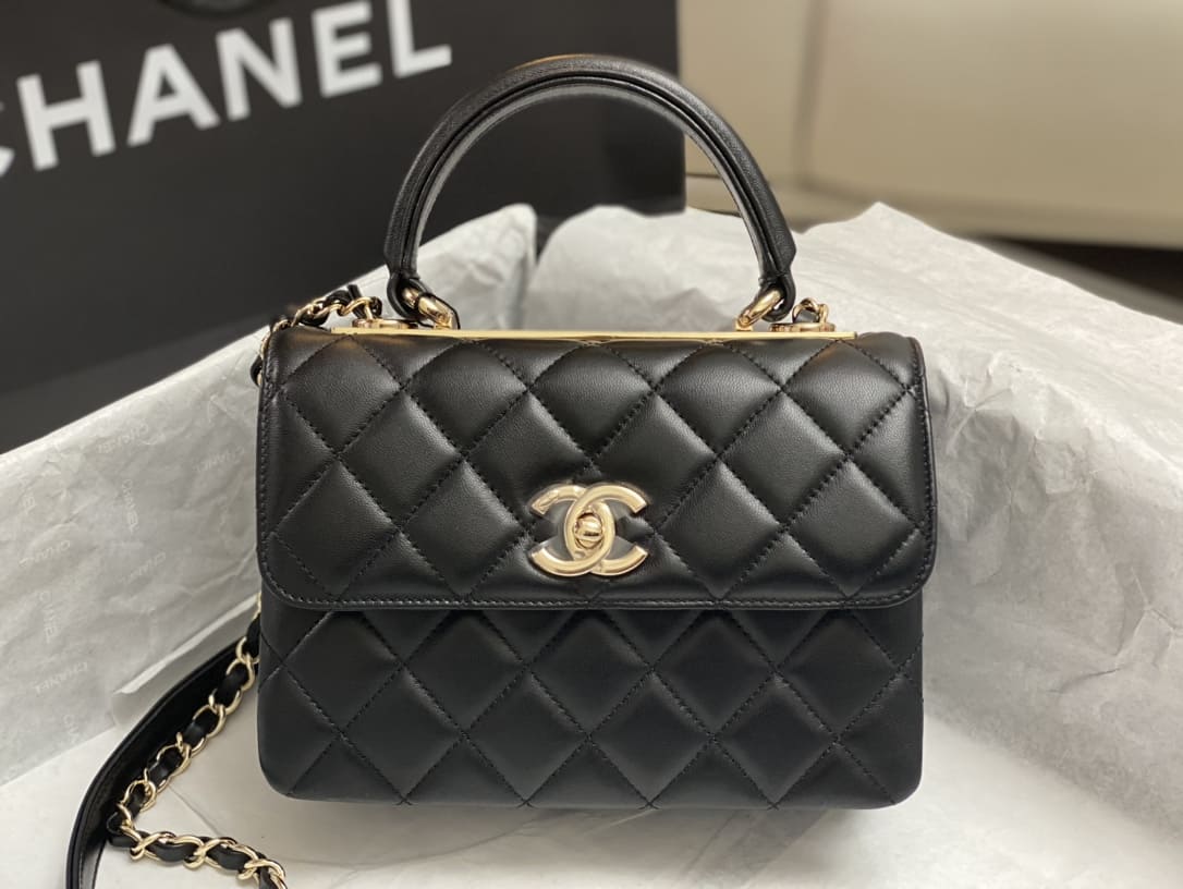 CHANEL Flap Bag with Top Handle