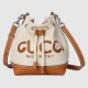 Mini shoulder bag with Gucci print